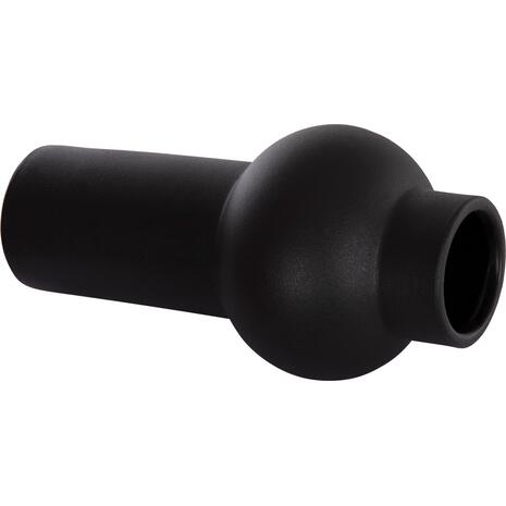 ΕΠΙΤΡΑΠΕΖΙΟ ΚΕΡΑΜΙΚΟ ΔΙΑΚΟΣΜΗΤΙΚΟ SCEPTER HM4605.02 ΜΑΥΡΟ ΜΑΤ Φ15x30Υ εκ.