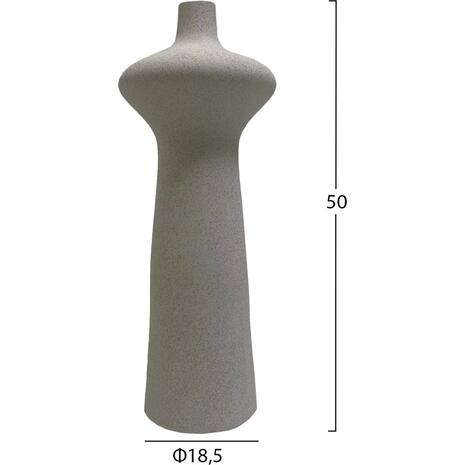 ΕΠΙΤΡΑΠΕΖΙΟ ΚΕΡΑΜΙΚΟ ΔΙΑΚΟΣΜΗΤΙΚΟ SCEPTER HM4636.01 ΚΡΥΣΤΑΛΛΙΚΟ ΥΠΟΛΕΥΚΟ Φ18x49Υεκ