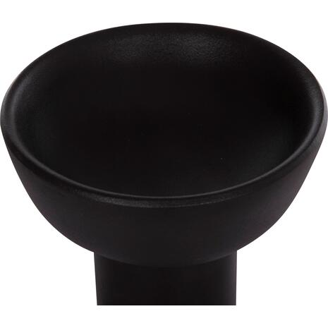 ΕΠΙΤΡΑΠΕΖΙΟ ΚΕΡΑΜΙΚΟ ΔΙΑΚΟΣΜΗΤΙΚΟ ELENDIL HM4603.02 ΜΑΥΡΟ ΜΑΤ Φ20x26.5Υεκ