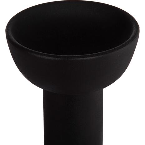 ΕΠΙΤΡΑΠΕΖΙΟ ΚΕΡΑΜΙΚΟ ΔΙΑΚΟΣΜΗΤΙΚΟ ELENDIL HM4602.02 ΜΑΥΡΟ ΜΑΤ Φ23x32Υ εκ