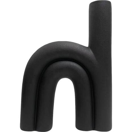 ΕΠΙΤΡΑΠΕΖΙΟ ΚΕΡΑΜΙΚΟ ΔΙΑΚΟΣΜΗΤΙΚΟ ARCON HM4638.02 ΜΑΥΡΟ ΜΑΤ 25,5x6x34Υεκ