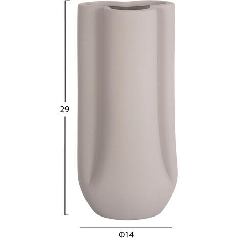 ΕΠΙΤΡΑΠΕΖΙΟ ΚΕΡΑΜΙΚΟ ΔΙΑΚΟΣΜΗΤΙΚΟ GLAΖΕ HM4612.03 ΓΚΡΙ ΜΑΤ Φ14x29Υεκ