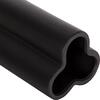 ΕΠΙΤΡΑΠΕΖΙΟ ΚΕΡΑΜΙΚΟ ΔΙΑΚΟΣΜΗΤΙΚΟ GLAZE HM4612.02 ΜΑΥΡΟ ΜΑΤ Φ14x29Υεκ