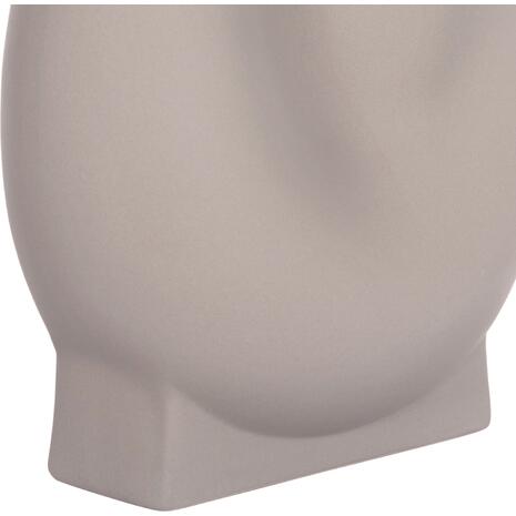 ΕΠΙΤΡΑΠΕΖΙΟ ΚΕΡΑΜΙΚΟ ΔΙΑΚΟΣΜΗΤΙΚΟ GLAZE HM4610.03 ΓΚΡΙ ΜΑΤ 26x14x25Υεκ