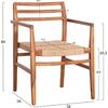 ΠΟΛΥΘΡΟΝΑ ΤΡΑΠΕΖΑΡΙΑΣ HERRIN HM18230 ΞΥΛΟ TEAK-ΣΧΟΙΝΙ VIRO 58x56x80Υεκ.