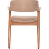 ΠΟΛΥΘΡΟΝΑ JAMES HM18259 TEAK WOOD ΜΕ ΣΑΜΠΑΝΙ ΥΦΑΣΜΑ 57x52x76Υεκ.