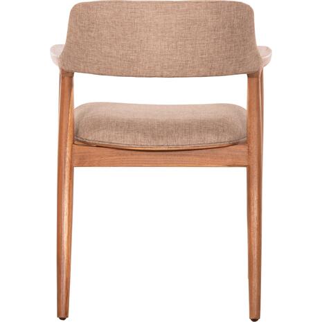 ΠΟΛΥΘΡΟΝΑ JAMES HM18259 TEAK WOOD ΜΕ ΣΑΜΠΑΝΙ ΥΦΑΣΜΑ 57x52x76Υεκ.