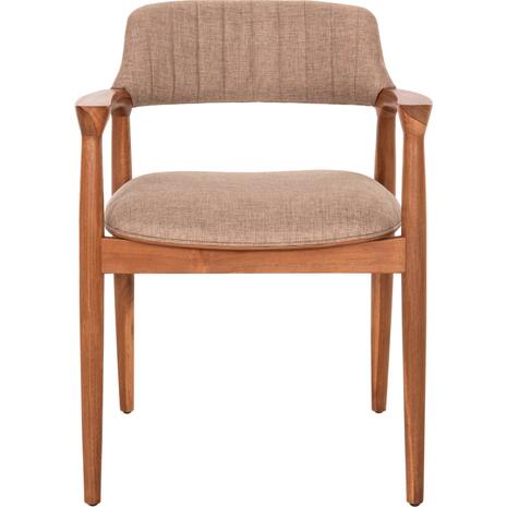 ΠΟΛΥΘΡΟΝΑ JAMES HM18259 TEAK WOOD ΜΕ ΣΑΜΠΑΝΙ ΥΦΑΣΜΑ 57x52x76Υεκ.