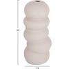 ΕΠΙΤΡΑΠΕΖΙΟ ΚΕΡΑΜΙΚΟ ΔΙΑΚΟΣΜΗΤΙΚΟ ROOK HM4630.03 ΓΚΡΙ ΜΑΤ Φ12x30Υ εκ.