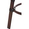 ΣΚΑΜΠΟ ΑΛΟΥΜΙΝΙΟΥ CHINO HM6285.01 BAMBOO LOOK ΚΑΦΕ-TEXTILENE ΚΑΦΕ Φ36x46Υεκ.