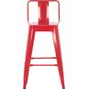 ΣΚΑΜΠΟ ΜΠΑΡ ΜΕΣΑΙΟΥ ΥΨΟΥΣ ΜΕΤΑΛΛΙΚΟ MELITA-PRO HM8574.44 ΚΟΚΚΙΝΟ 43x43x88Υεκ. (Κόκκινο)