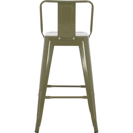 ΣΚΑΜΠΟ ΜΠΑΡ ΜΕΣΑΙΟΥ ΥΨΟΥΣ ΜΕΤΑΛΛΙΚΟ MELITA-PRO HM8574.43 DARK OLIVE GREEN 43x43x88Υεκ. (Βαθύ πράσινο)
