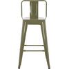 ΣΚΑΜΠΟ ΜΠΑΡ ΜΕΣΑΙΟΥ ΥΨΟΥΣ ΜΕΤΑΛΛΙΚΟ MELITA-PRO HM8574.43 DARK OLIVE GREEN 43x43x88Υεκ. (Βαθύ πράσινο)