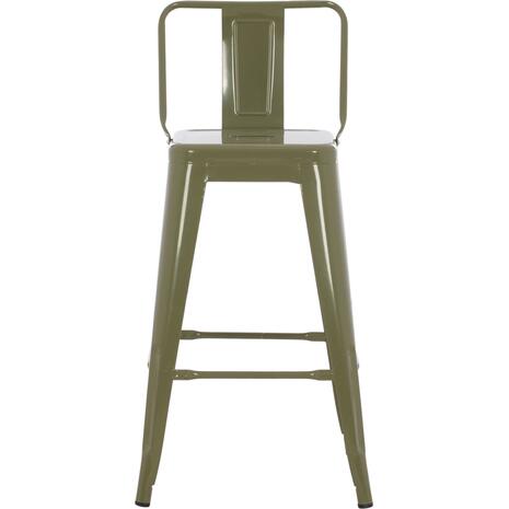 ΣΚΑΜΠΟ ΜΠΑΡ ΜΕΣΑΙΟΥ ΥΨΟΥΣ ΜΕΤΑΛΛΙΚΟ MELITA-PRO HM8574.43 DARK OLIVE GREEN 43x43x88Υεκ. (Βαθύ πράσινο)