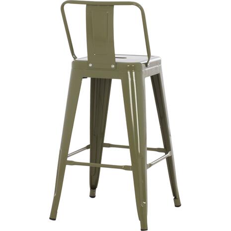 ΣΚΑΜΠΟ ΜΠΑΡ ΜΕΣΑΙΟΥ ΥΨΟΥΣ ΜΕΤΑΛΛΙΚΟ MELITA-PRO HM8574.43 DARK OLIVE GREEN 43x43x88Υεκ. (Βαθύ πράσινο)