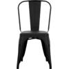 ΚΑΡΕΚΛΑ ΜΕΤΑΛΛΙΚΗ MELITA-PRO HM8641.42 ΜΑΥΡΟ ΜΑΤ 44x47x84.5Υεκ. (Μαύρο)