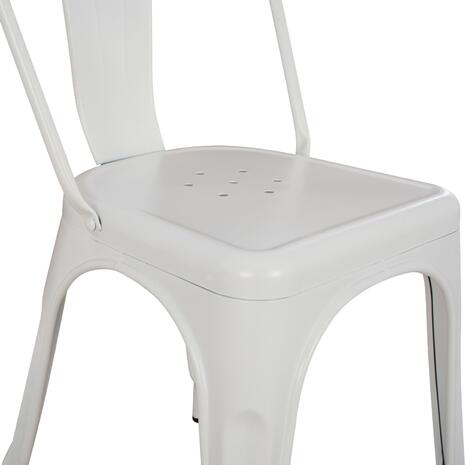 ΚΑΡΕΚΛΑ ΜΕΤΑΛΛΙΚΗ MELITA-PRO HM8641.41 ΛΕΥΚΟ ΜΑΤ 44x47x84.5Υεκ. (Λευκό)