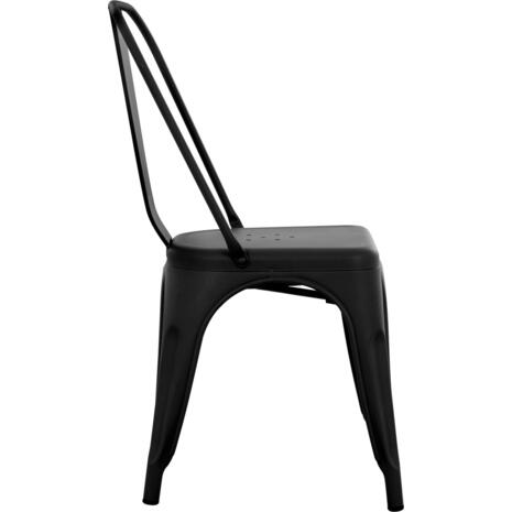 ΚΑΡΕΚΛΑ ΜΕΤΑΛΛΙΚΗ MELITA-PRO HM8641.42 ΜΑΥΡΟ ΜΑΤ 44x47x84.5Υεκ. (Μαύρο)