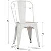 ΚΑΡΕΚΛΑ ΜΕΤΑΛΛΙΚΗ MELITA-PRO HM8641.41 ΛΕΥΚΟ ΜΑΤ 44x47x84.5Υεκ. (Λευκό)
