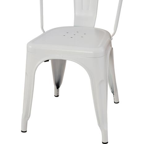 ΚΑΡΕΚΛΑ ΜΕΤΑΛΛΙΚΗ MELITA-PRO HM8641.41 ΛΕΥΚΟ ΜΑΤ 44x47x84.5Υεκ. (Λευκό)