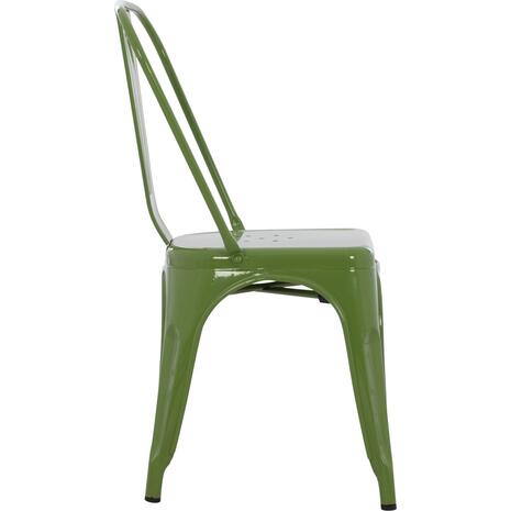 ΚΑΡΕΚΛΑ ΜΕΤΑΛΛΙΚΗ MELITA-PRO HM8641.53 LIGHT OLIVE GREEN 44x47x84.5Υεκ. (Πράσινο)