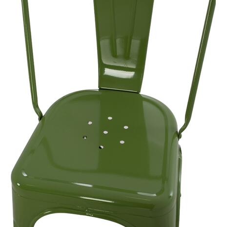 ΚΑΡΕΚΛΑ ΜΕΤΑΛΛΙΚΗ MELITA-PRO HM8641.53 LIGHT OLIVE GREEN 44x47x84.5Υεκ. (Πράσινο)