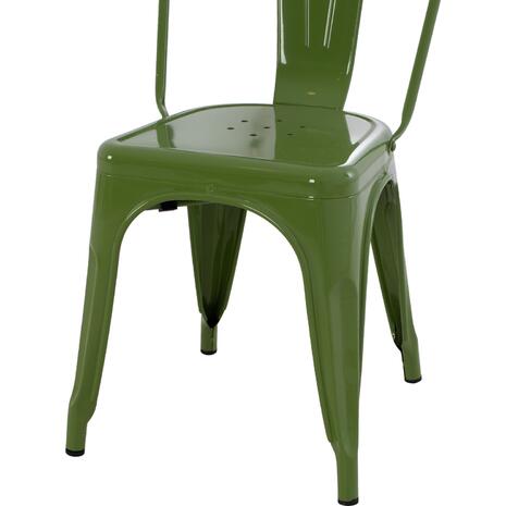 ΚΑΡΕΚΛΑ ΜΕΤΑΛΛΙΚΗ MELITA-PRO HM8641.53 LIGHT OLIVE GREEN 44x47x84.5Υεκ. (Πράσινο)