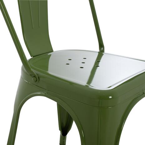 ΚΑΡΕΚΛΑ ΜΕΤΑΛΛΙΚΗ MELITA-PRO HM8641.53 LIGHT OLIVE GREEN 44x47x84.5Υεκ. (Πράσινο)
