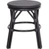 ΣΚΑΜΠΟ ΑΛΟΥΜΙΝΙΟΥ CHINO HM6285.02 BAMBOO LOOK & TEXTILENE ΣΕ ΜΑΥΡΟ Φ36x46Υεκ.