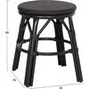 ΣΚΑΜΠΟ ΑΛΟΥΜΙΝΙΟΥ CHINO HM6285.02 BAMBOO LOOK & TEXTILENE ΣΕ ΜΑΥΡΟ Φ36x46Υεκ.