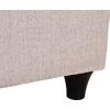 ΚΡΕΒΑΤΙ MALENA HM638.22 ΜΠΕΖ ΥΦΑΣΜΑ Τ. NUBUCK ΓΙΑ ΣΤΡΩΜΑ 150x200εκ.