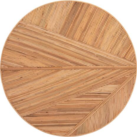 ΤΡΑΠΕΖΙ ΤΡΑΠΕΖΑΡΙΑΣ GATSBY HM9884 ΦΥΣΙΚΟ RATTAN ΣΕ ΦΥΣΙΚΟ ΧΡΩΜΑ Φ120x76Υεκ.