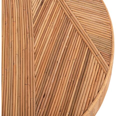 ΤΡΑΠΕΖΙ ΤΡΑΠΕΖΑΡΙΑΣ GATSBY HM9884 ΦΥΣΙΚΟ RATTAN ΣΕ ΦΥΣΙΚΟ ΧΡΩΜΑ Φ120x76Υεκ.