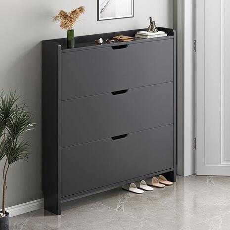 Παπουτσοθήκη MDF - Melamine Απόχρωση Γκρι (Ε8330,1)