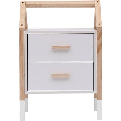 ΚΟΜΟΔΙΝΟ ΠΑΙΔΙΚΟ PEPE HM2489.03 ΛΕΥΚΗ ΜΕΛΑΜΙΝΗ-ΠΕΥΚΟ ΣΕ ΦΥΣΙΚΟ 46x30x67Υεκ.
