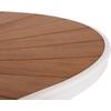 ΤΡΑΠΕΖΙ ΕΞΩΤ.ΧΩΡΟΥ TELAMO HM6288.02 ΑΛΟΥΜΙΝΙΟ ΛΕΥΚΟ & POLYWOOD 160X90Χ73.5Υεκ.