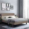 VANITY Κρεβάτι Διπλό, για Στρώμα 160x200cm, Απόχρωση Sonoma Oak-Cream (Ε7350,2)