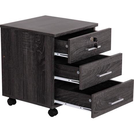 ΣΥΡΤΑΡΙΕΡΑ ΓΡΑΦΕΙΟΥ HAYDEN HM2282.01 ΣΕ ΑΝΘΡΑΚΙ ΧΡΩΜΑ 39.5x40x46.5Υεκ