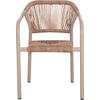 ΠΟΛΥΘΡΟΝΑ ΑΛΟΥΜΙΝΙΟΥ LUCCI HM6266.02 MOKA ΣΚΕΛΕΤΟΣ-P.E.RATTAN ΦΥΣΙΚΟ 58x56x79Υεκ