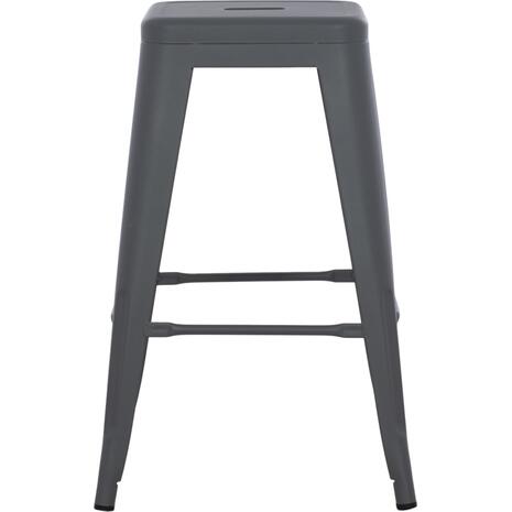 ΣΚΑΜΠΟ ΜΕΣΑΙΟΥ ΥΨΟΥΣ ΜΕΤΑΛΛΙΚΟ MELITA-PRO HM8573.50 ΓΚΡΙ 43x43x67Υεκ.