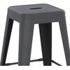 ΣΚΑΜΠΟ ΜΕΣΑΙΟΥ ΥΨΟΥΣ ΜΕΤΑΛΛΙΚΟ MELITA-PRO HM8573.50 ΓΚΡΙ 43x43x67Υεκ.