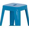 ΣΚΑΜΠΟ ΜΕΣΑΙΟΥ ΥΨΟΥΣ ΜΕΤΑΛΛΙΚΟ MELITA-PRO HM8573.48 ΜΠΛΕ 43x43x67Υεκ.