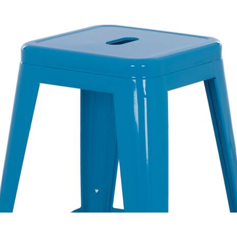 ΣΚΑΜΠΟ ΜΕΣΑΙΟΥ ΥΨΟΥΣ ΜΕΤΑΛΛΙΚΟ MELITA-PRO HM8573.48 ΜΠΛΕ 43x43x67Υεκ.