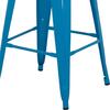 ΣΚΑΜΠΟ ΜΕΣΑΙΟΥ ΥΨΟΥΣ ΜΕΤΑΛΛΙΚΟ MELITA-PRO HM8573.48 ΜΠΛΕ 43x43x67Υεκ.
