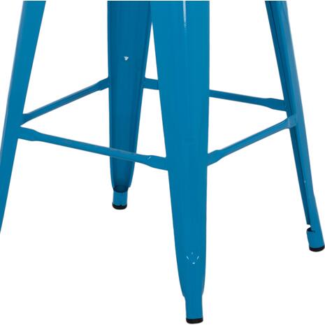 ΣΚΑΜΠΟ ΜΕΣΑΙΟΥ ΥΨΟΥΣ ΜΕΤΑΛΛΙΚΟ MELITA-PRO HM8573.48 ΜΠΛΕ 43x43x67Υεκ.