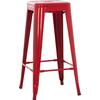 ΣΚΑΜΠΟ ΜΠΑΡ ΜΕΤΑΛΛΙΚΟ MELITA-PRO HM8642.44 ΣΕ ΚΟΚΚΙΝΟ 43x43x78Υεκ.