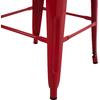 ΣΚΑΜΠΟ ΜΠΑΡ ΜΕΤΑΛΛΙΚΟ MELITA-PRO HM8642.44 ΣΕ ΚΟΚΚΙΝΟ 43x43x78Υεκ.