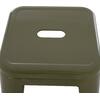ΣΚΑΜΠΟ ΜΠΑΡ ΜΕΤΑΛΛΙΚΟ MELITA-PRO HM8642.43 ΣΕ DARK OLIVE 43x43x78Υεκ.