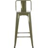 ΣΚΑΜΠΟ ΜΠΑΡ ΜΕΤΑΛΛΙΚΟ MELITA-PRO HM8642.41 ΣΕ ΛΕΥΚΟ ΜΑΤ 43x43x78Υεκ.