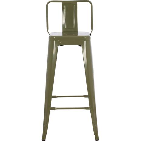 ΣΚΑΜΠΟ ΜΠΑΡ ΜΕΤΑΛΛΙΚΟ MELITA-PRO HM8642.41 ΣΕ ΛΕΥΚΟ ΜΑΤ 43x43x78Υεκ.